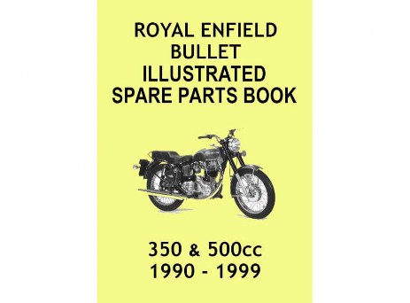 Royal Enfield Bullet Parts Book 350 and 500cc